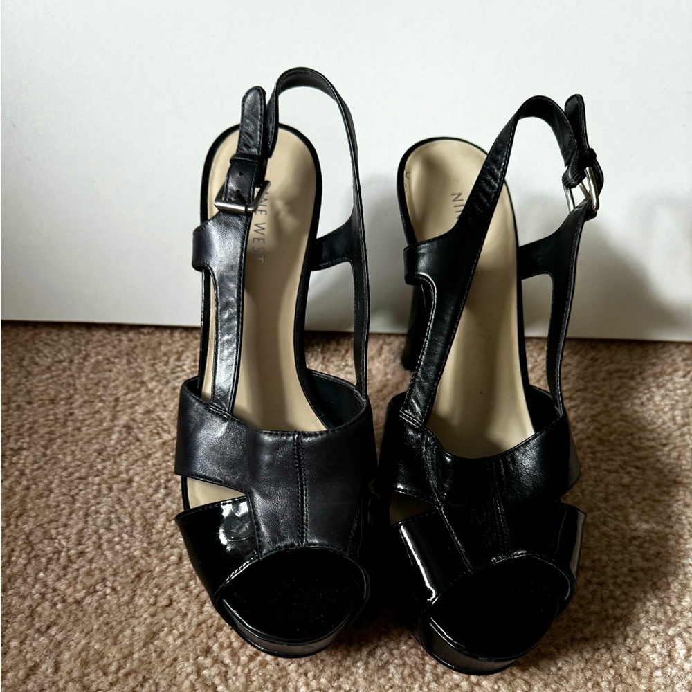 High heel sandals. Size 8